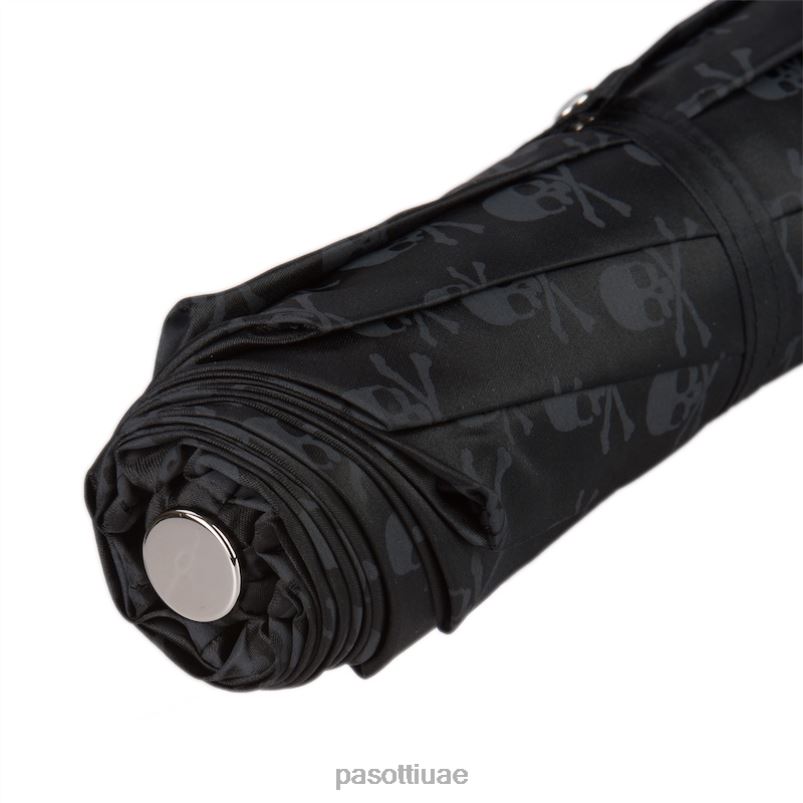 مظلة | 257 PNT W33 - مظلة قابلة للطي على شكل جمجمة فضية PASOTTI Z446V586